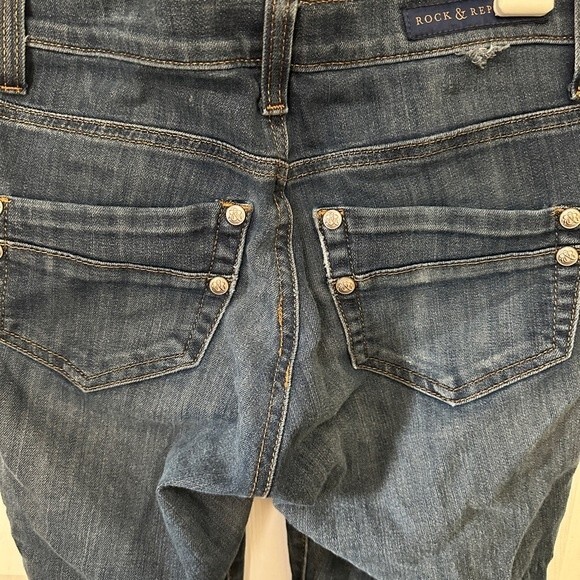 Rock & Republic Skinny Jeans Blue Denim Size 4 - Picture 10 of 10